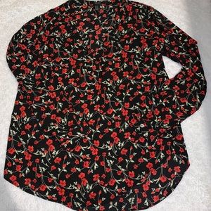 Forever 21 Floral Print Blouse